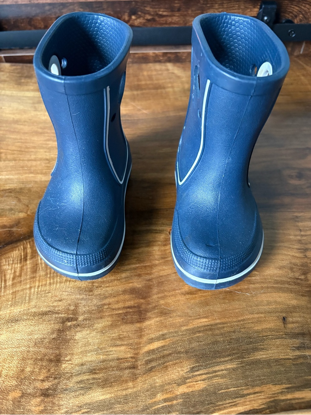 Kids Crocs Navy Waterproof Rain Boots